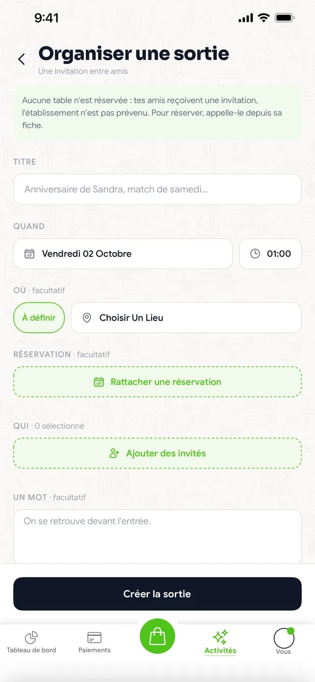 Amis et sorties : organiser une sortie